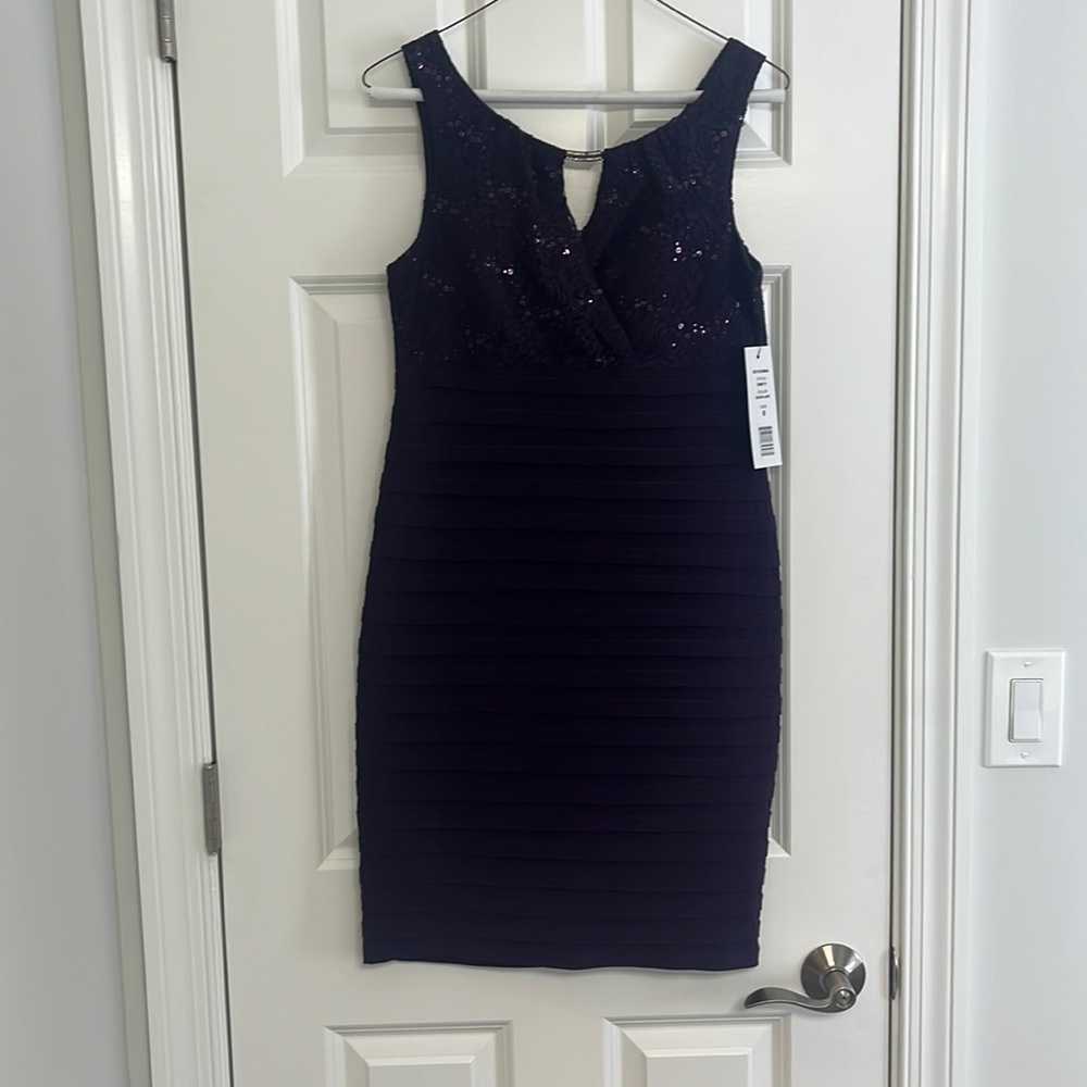 purple dress